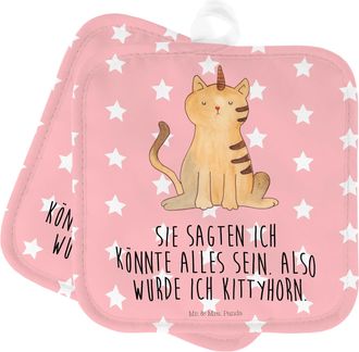 Mr. & Mrs. Panda Poster DIN A5 Fuchs Koch - Weiß - Geschenk, Poster