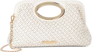 Dune London Womens Accessories Ellsaz - Woven Shoulder Bag - Beige - One Size