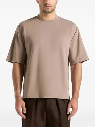 Mani&egrave;re De Voir relaxed fit cotton T-shirt - men - Elastane/Cotton - L - Brown