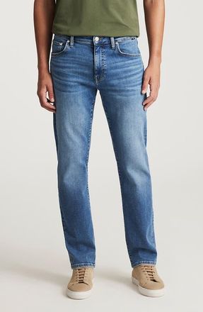 Mavi Zach Straight Leg Jeans in Light Brushed Classic at Nordstrom, Size 32 X 32