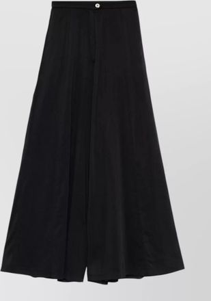 Forte_Forte voile cotton silk high waist trousers