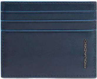 Piquadro Heren, Accessoires, Blauw, Maat: ONE Size Leer