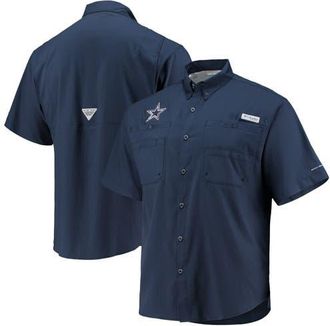 Columbia Mens Columbia Navy Dallas Cowboys Tamiami Omni-Shade Button-Down Shirt at Nordstrom, Size X-Large