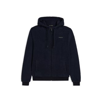 Freddy Felpa in pile sherpa con cappuccio in jersey