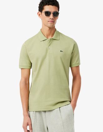 Lacoste Mens Lacoste Classic Fit L.12.12 Original Polo Shirt - Green - Size: 4 medium