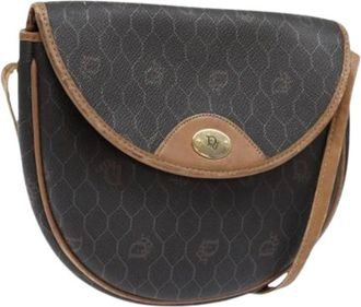 Dior Pre-owned Cross Body Bags, female, Brown, Size: ONE SIZE Pre-owned Vintage Plastic Shoulder Bag