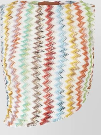 Missoni cropped top set high waist skirt
