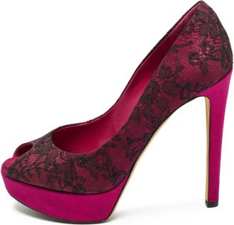 Dior Pumps in raso 135mm - Viola