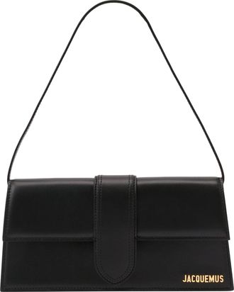 Jacquemus Womens Le Bambino Long Bag - Black Leather - One Size