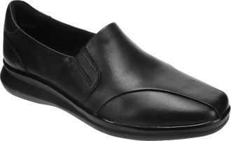 Clarks Lynell Edge Womens Slip On, Black-multi, 8.5 Narrow