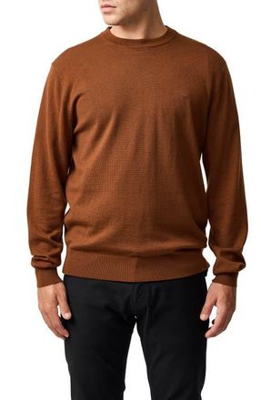 Rodd & Gunn York Bay Merino Wool Sweater in Tobacco at Nordstrom, Size Xx-Large