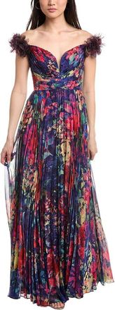 Marchesa Off-The-Shoulder Gown