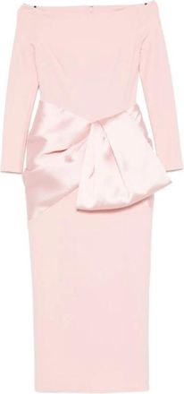 Solace London Rhianne maxi jurk - Dames - Feestkleedjes - Roze - 2XS - Kleedjes