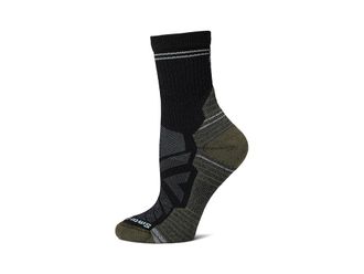 Smartwool Hike Light Cushion Mid Crew Socks Womens Crew Cut Socks Shoes Black : MD (Womens Shoe 7-9.5), Merino/Mesh/Nylon