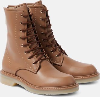 Max Mara Leather ankle boots