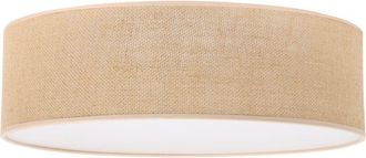 OEM L&aacute;mpara De Techo Juta Plexi Beige 50cm E27