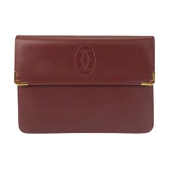 Cartier Pre-owned Clutches, male, Red, Size: ONE SIZE Pre-owned Vintage Clutch Bag