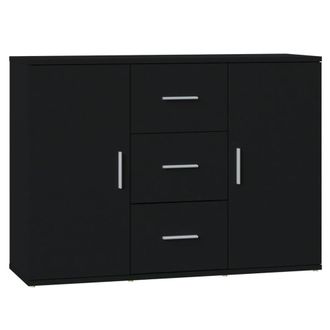 Berkfield Home Sideboard Black 91x29.5x65 cm Engineered Wood