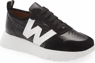 Wonders Womens Trend Sneaker In Black