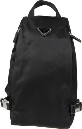 Prada Re-nylon One-Shoulder Backpack - Heren - Tassen - Zwart - Maat: ONE Size Nylon