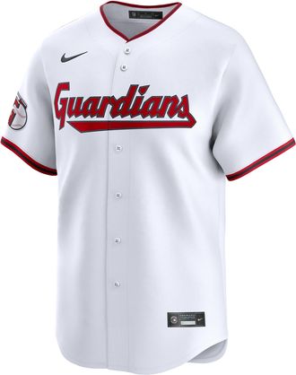 Nike Cleveland Guardians Nike Mens Dri-FIT ADV MLB Limited Jersey in White | LM250CYZGUA-1U2