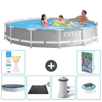 Intex Piscina Prism Frame Redonda - 366x76 Cm - 7-piezas S154