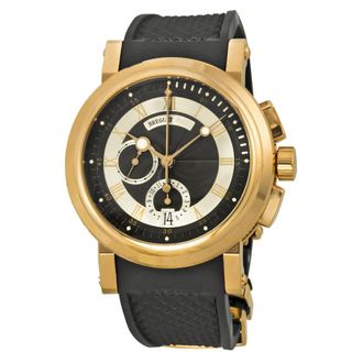 Breguet Pre-owned Breguet Marine Black Dial Mens Watch 5827BR/Z2/5ZU