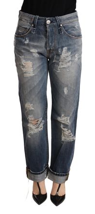 Acht Tatte Mid Waist Straight Womens Trouser