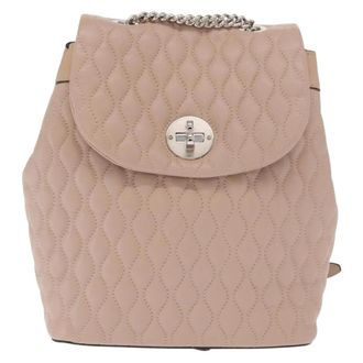 Bally Vintage Leather Leather Backpack Bag (Pre-Owned)