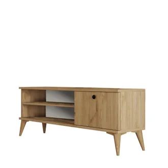 Hanah Home Porta Tv In Legno retro - 120 X 29 X 44 Cm - Beige