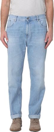Dondup Light Blue Denim Jeans with Relaxed Fit