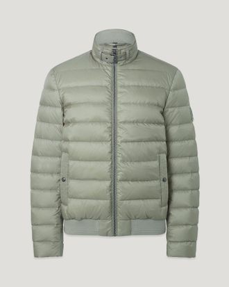 Belstaff Circuit Jacket Mens Down Filled Nylon Lichen Size UK 36