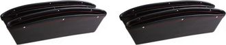 OEM Organizador De Relleno Para Asientos De Coche De 4 Piezas, De Cuero Sint&eacute;tico Negro