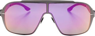 Ic! Berlin Occhiali da sole Rainbow RS x Rolling Stones - Nero