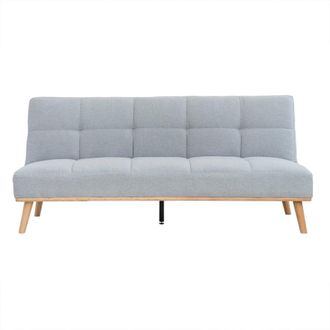 Kenay Home Sof&aacute; cama tapizado gris 187 x 84 cm
