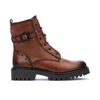 Pikolinos Aviles Dameslaars - Klassieke Stijl - Dames - Veterlaarzen - Bruin - 36 EU - Leer - Schoenen