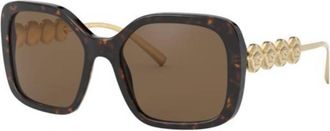 Versace Brown Butterfly Ladies Sunglasses VE4375F 108/73 53