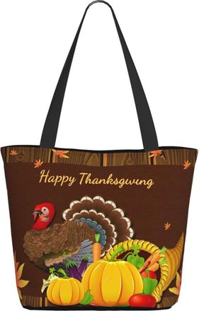AOOEDM Thanksgiving Day Ladies Shopping Bag 13x11x7in.The Perfect ValentineS Day Gift.It Is The Best ValentineS Day Gift For Mom, Daughter, Wife,Etc