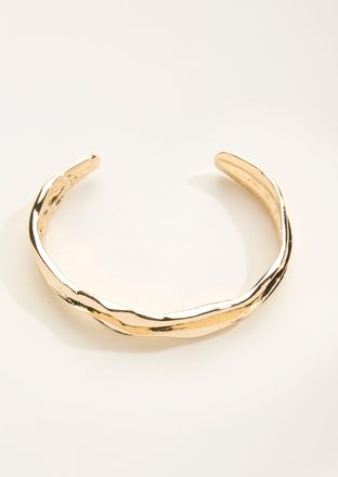 Fat Face FatFace Gold Tone Chunky Bangle