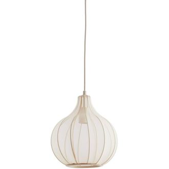 Light & Living L&aacute;mpara Colgante - Elati - Beige - Textil - E27 - Light&living