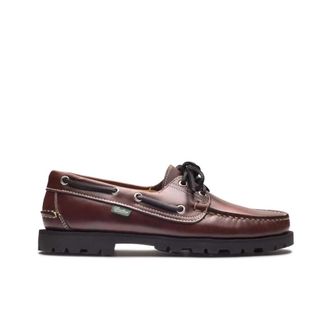 Paraboot Malo Boat Shoe - Heren - Bootschoenen - Bruin - 42 EU - Leer - Schoenen