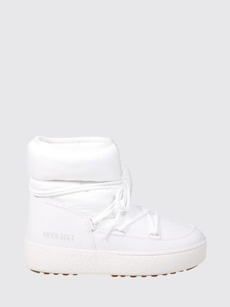 Moon Boot Flat Ankle Boot Woman color White