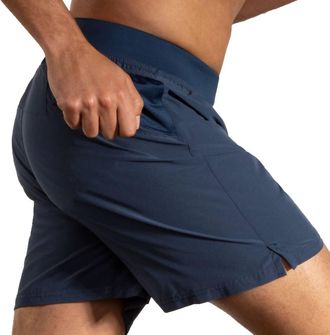 Brooks Mens Sherpa 7 Short In Blue Slate