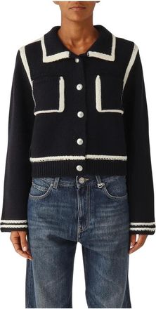 Pinko Pinko, Truien & Vesten, Dames, Blauw, M, Cardigan