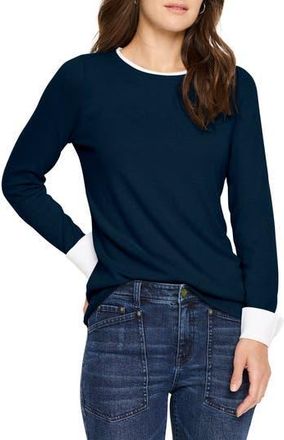Nic+Zoe Layer Knit Top in Dark Indigo at Nordstrom Rack, Size X-Large