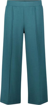 Betty & Co Broeken, Dames, Groen, S, Culotte met plooien