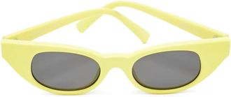 Le Specs x Adam Selman The Breaker zonnebril met cat-eye montuur - Geel