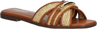 Twinset Schoenen, Dames, Bruin, 40 EU, Comfort Slides