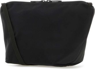 Herve Chapelier Womens Square Crossbody Bag Black Pvc Polyamide