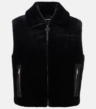 Fusalp Piagina faux fur zip-up vest